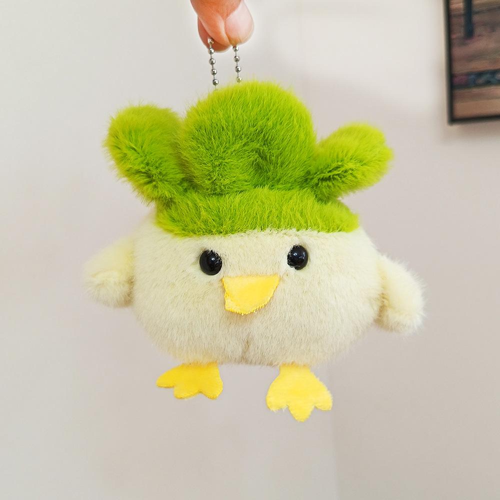 Милый Музыкальный Чеснок Птица Курица Подвеска Плюшевая Игрушка Кукла Сумка Подвесное Украшение Брелок Кукла Маленькая Овощная Куриная Кукла