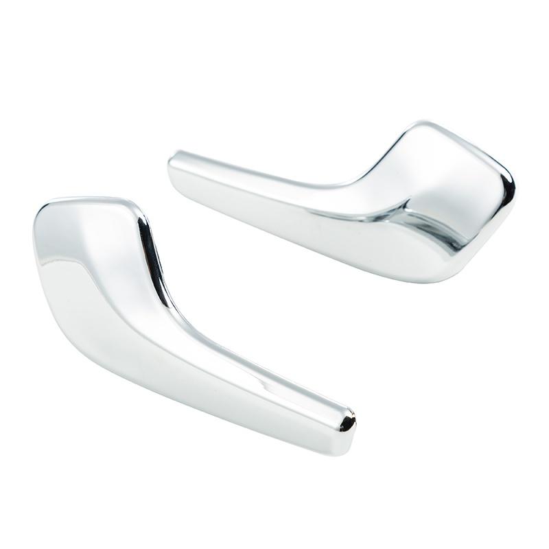 Для Opel Corsa D 2006-2014 Дверная ручка внутренняя передняя левая и правая хромированные автомобильные аксессуары пластиковые детали