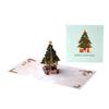 3D Christmas Tree Greeting Card Colorful 3D Pop Up Card with Envelope