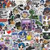 50 ШТ. Наклейки Группы Gorillaz Музыкальные Граффити Декор Чемодан Скрапбукинг Телефон Ноутбук Канцелярские Товары Детская Игрушка Наклейка