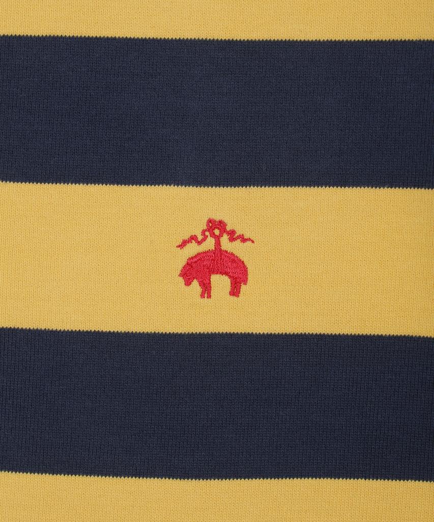 BROOKS BROTHERS Striped Rugby Shirt (Navy) (Bbntmff301)