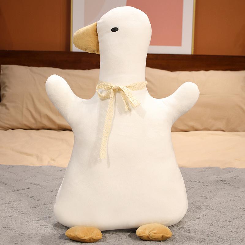 Cute Cute White Duckling Throw Pillow Plush Toy Doll Home Pillow Cushion Girl Soothing Doll
