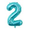 32-Inch US Number Birthday Party Balloons - Individual Aluminum Film