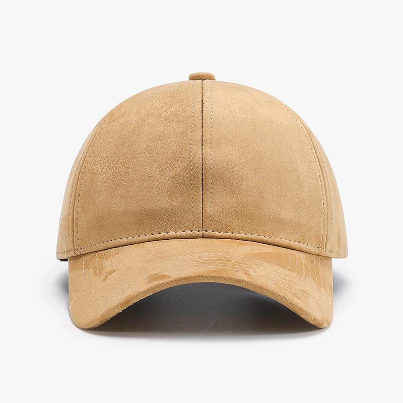 New Fashion Unisex Autumn Winter Blank Suede Baseball Cap Dad Hat Gorras Custom Logo Sports Caps