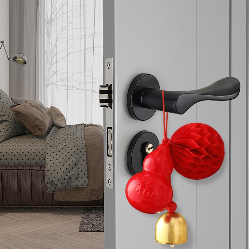 14 см Дизайн тыквы Весенний фестиваль Колокольчик ветра Подарок благословения Дизайн колокольчика Милые DIY аксессуары Благоприятный кулон Разноцветный