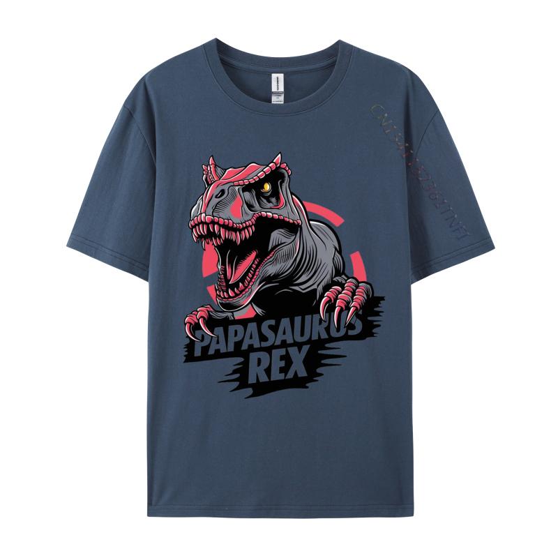 Papasaurus Rex Tshirt Combed Cotton Personalized Tops Shirt Prevalent Mens Tshirts Classic NEW YEAR DAY TShirt