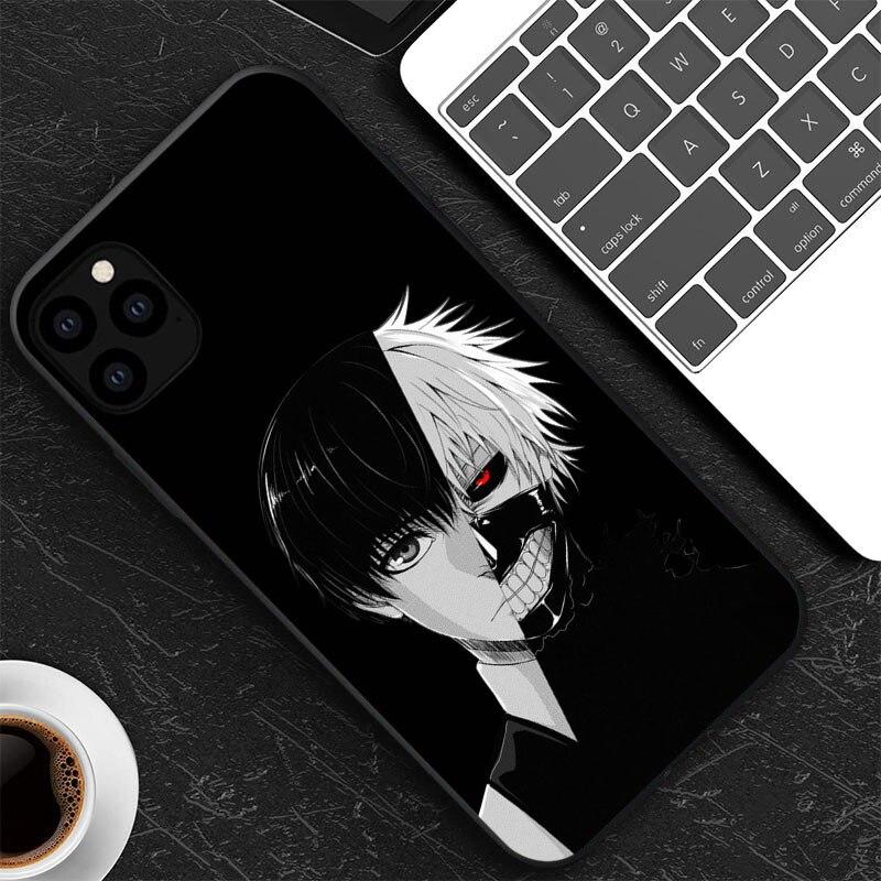 Чехол для телефона из японского аниме «Токийский гуль», Япония, обходительный чехол из ТПУ для iPhone XR X XS 11 12 13 Mini Pro Max 7 8 6 6S SE Back Fundas Coque