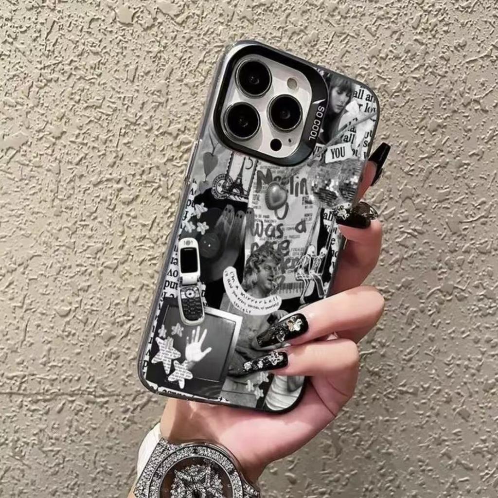 Новый английский применимый чехол для мобильного телефона iphone17 11 Apple 16promax/15 противоударный 14pro13 Европа и Америка 12
