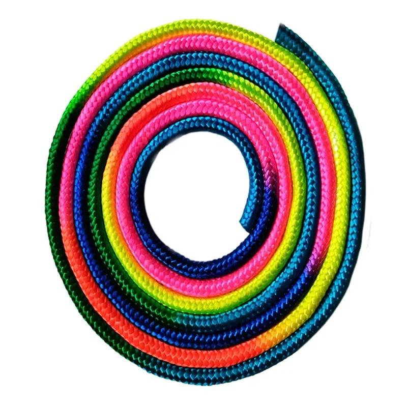 Гимнастика Искусство Прыжки со скакалкой Упражнения Фитнес Радужный цвет Спортивная тренировочная скакалка Соревнования по художественной гимнастике