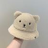 Детская зимняя шапка-рыбак с овечкой, теплая, плюшевая, для детей 6-24 месяцев, для мальчиков и девочек, для младенцев, солнцезащитные козырьки, милая мультяшная детская шапка-миска
