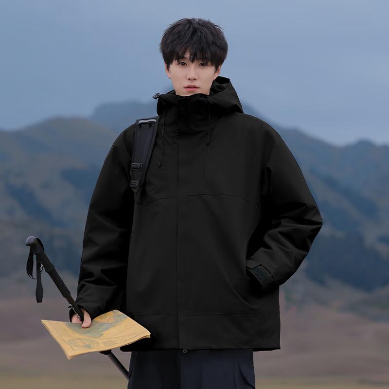 MEDE Men's 3-in-1 Hooded Outdoor Jacket