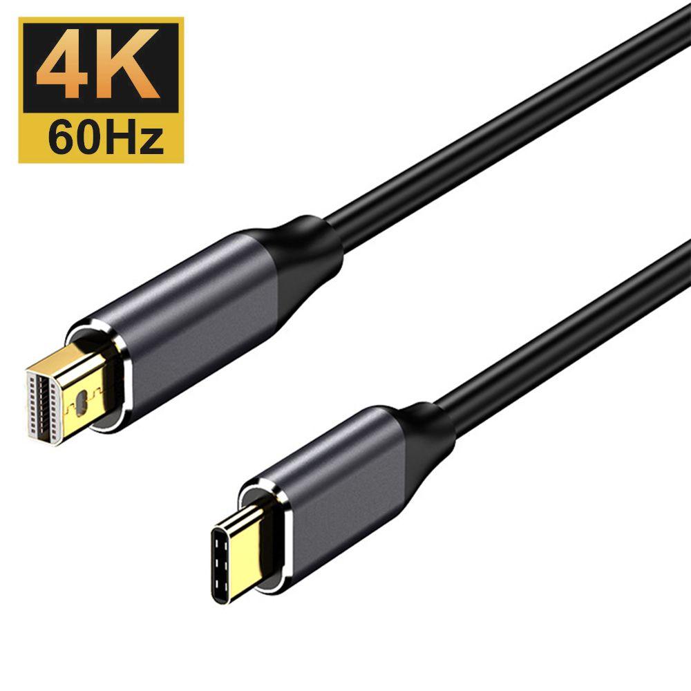 Кабель-адаптер HDTV 1,8 м DisplayPort 1.4 USB 3.1 Type C на Mini DP Кабель 4K 60 Гц