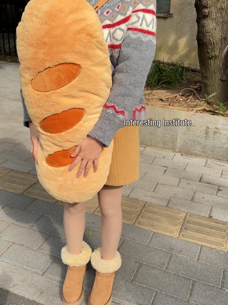 Baguette Bread Backrest Pillow - Sleeping, Sofa, and Decorative Long Pillow