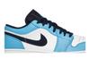 Men's Sneakers Jordan 1 Low UNC (2021) White/Dark Powder Blue-Obsidian