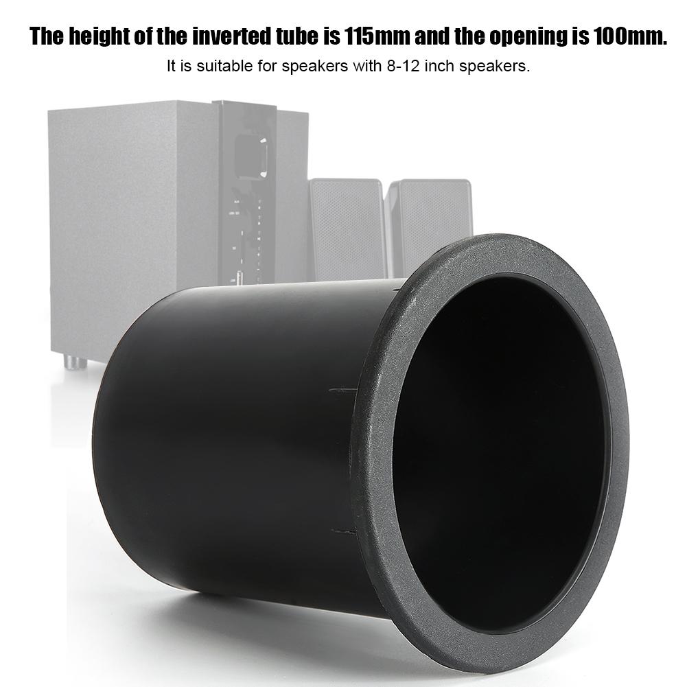2шт 100мм отверстие динамик инверторная трубка с сеткой против грызунов для 812 дюймовых динамиков
