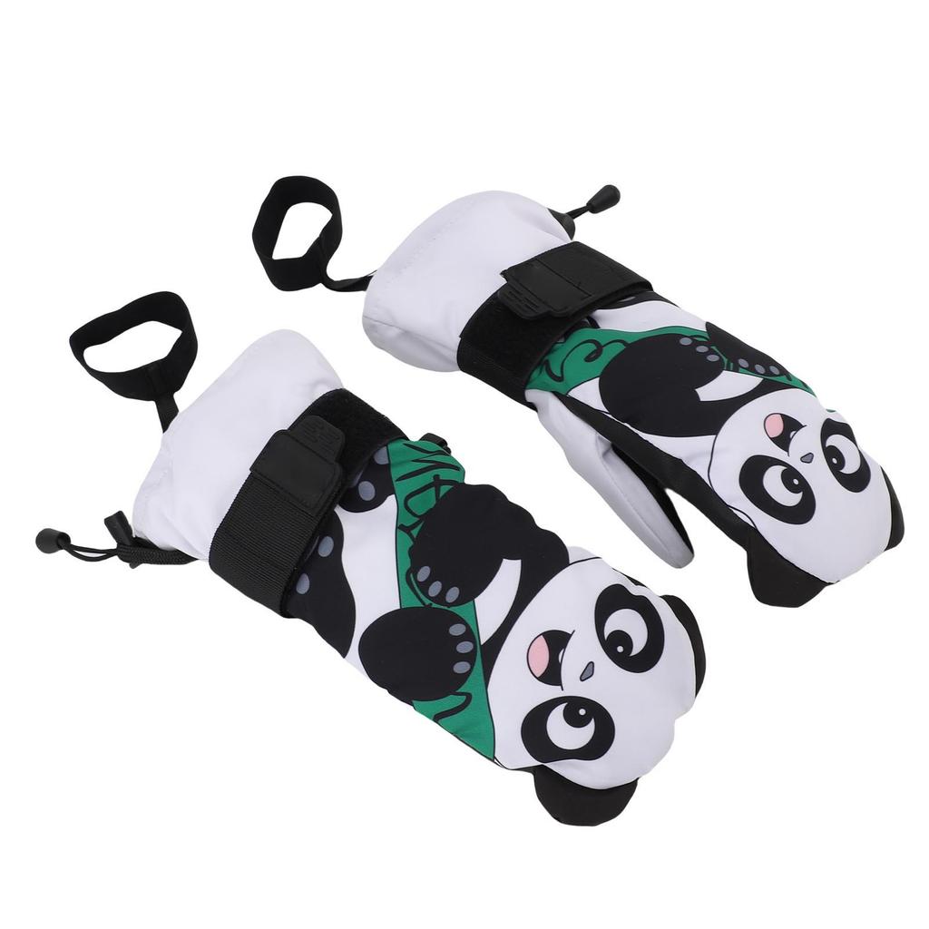 1 пара детских лыжных перчаток, нескользящие снежные варежки, теплые, износостойкие, водонепроницаемые перчатки для сноуборда Pand