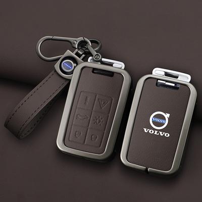 Чехол-брелок для ключа автомобиля из цинкового сплава, оболочка, держатель для S60 S80 V60 XC60 XC70 S60L S80L V40 XC90, аксессуар для полной защиты