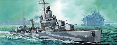 PLATZ Dragon Вторая мировая война ВМС Ливермор 1942 Пластиковая модель DR1027 1/350 США. Броненосцы класса «Грейвз» ВМС США. ДД-429