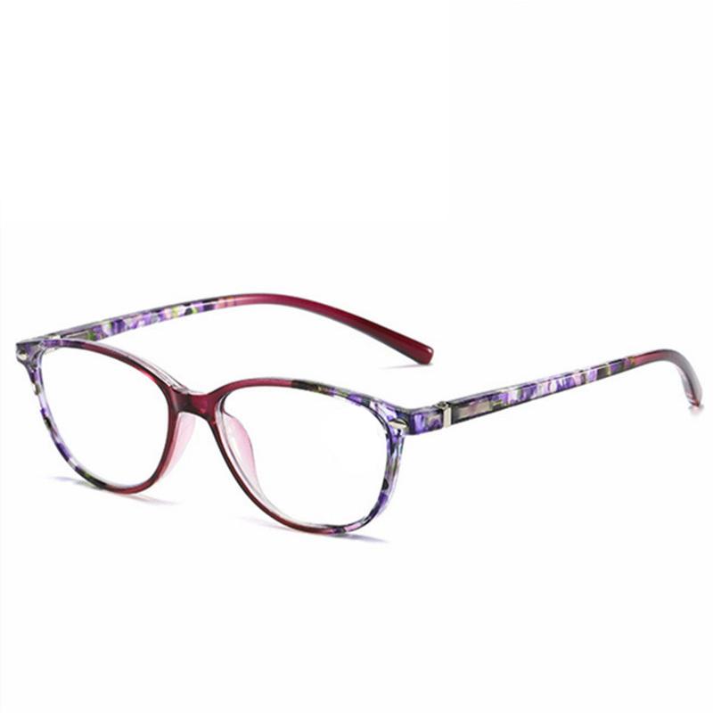 Дальнозоркость Мода Анти-синий свет Женщины Мужчины Унисекс Анти-усталость 1.0/1.5/2.0/2.5/3.0/3.5/4.0 Винтажные очки Пребиопия Изящные ювелирные изделия