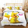 Коллекция Постельного Белья Pokemon 3D Наволочка с Пикачу Покрывало с Аниме-Принтом Коллекции Постельного Белья для Детей Новогодний Подарок