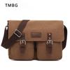 Fashion 16A Washing Canvas Shoulder Bag Retro Casual Messenger Bag Student Rucksack Crossbody Handbags for Men and Female Valentine's Day Gift