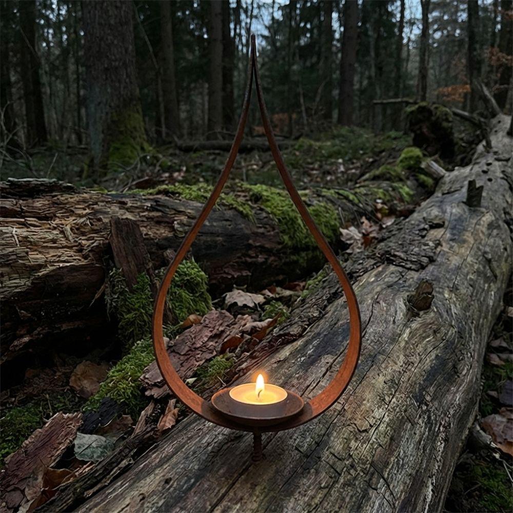 Non-slip Iron Candle Holder Stable Metal Candle Stand Multi-purpose Candlestick Rack Wedding Table