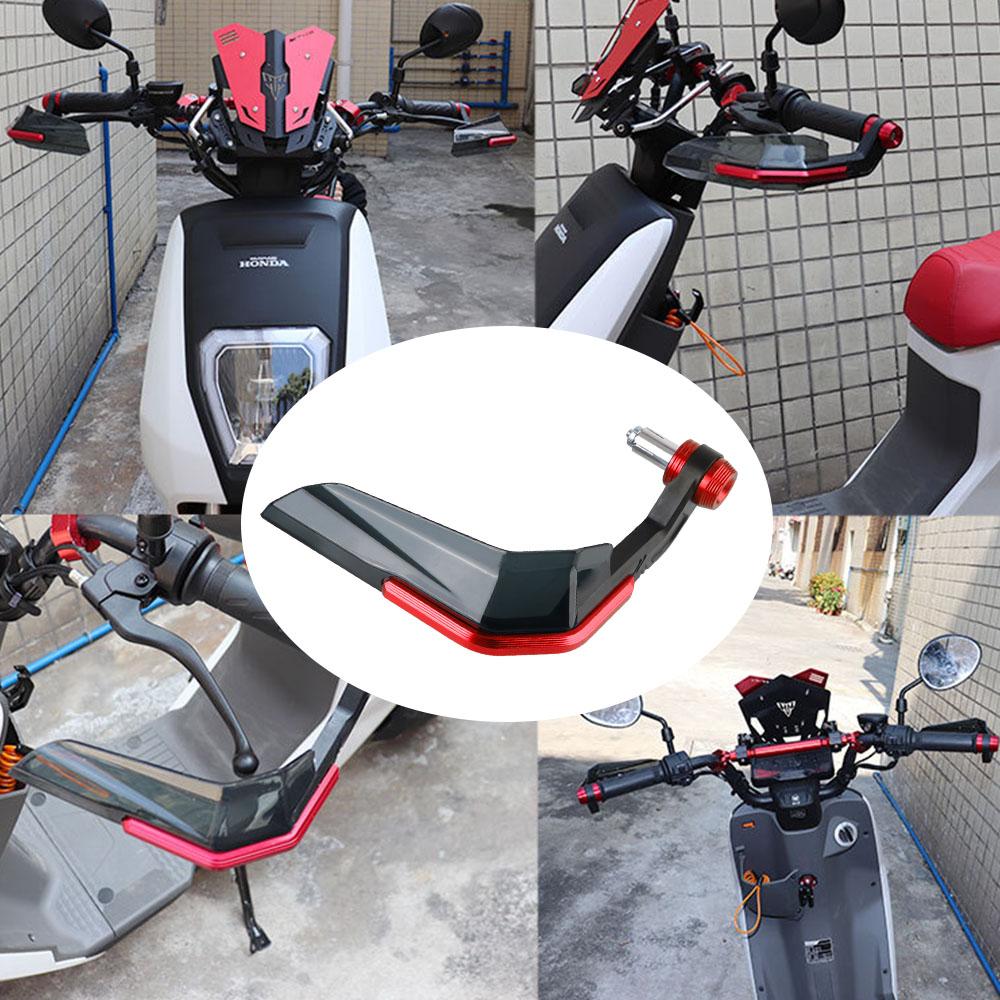 Aluminum Alloy ABS Falling Protector for Motorcycle Scooter Mountain E-Bike Handguards Motorcycle Hands Guards Windproof Handlebar End Install