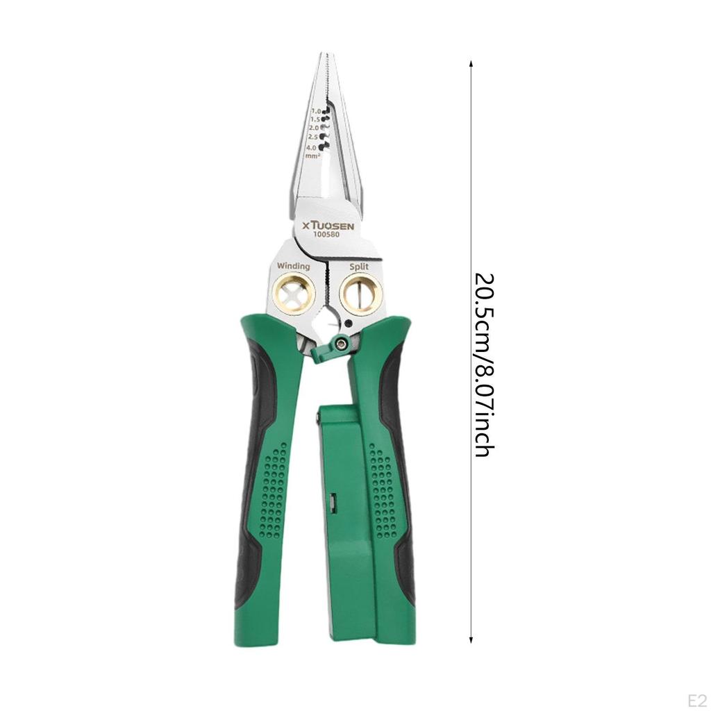 8-дюймовый инструмент для зачистки проводов, обжимной инструмент для кабеля, клещи-захваты для электриков