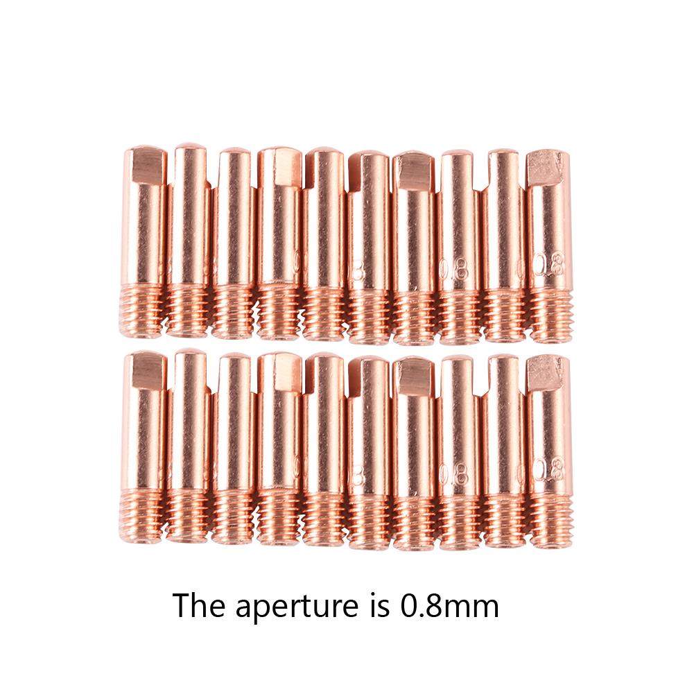 60 шт. 0,8/1/1,2 мм Газовое сопло MIG/MAG Сварочное сопло Контактные наконечники Газовый рассеиватель Соединитель Держатель Проводящее сопло Паяльные инструменты