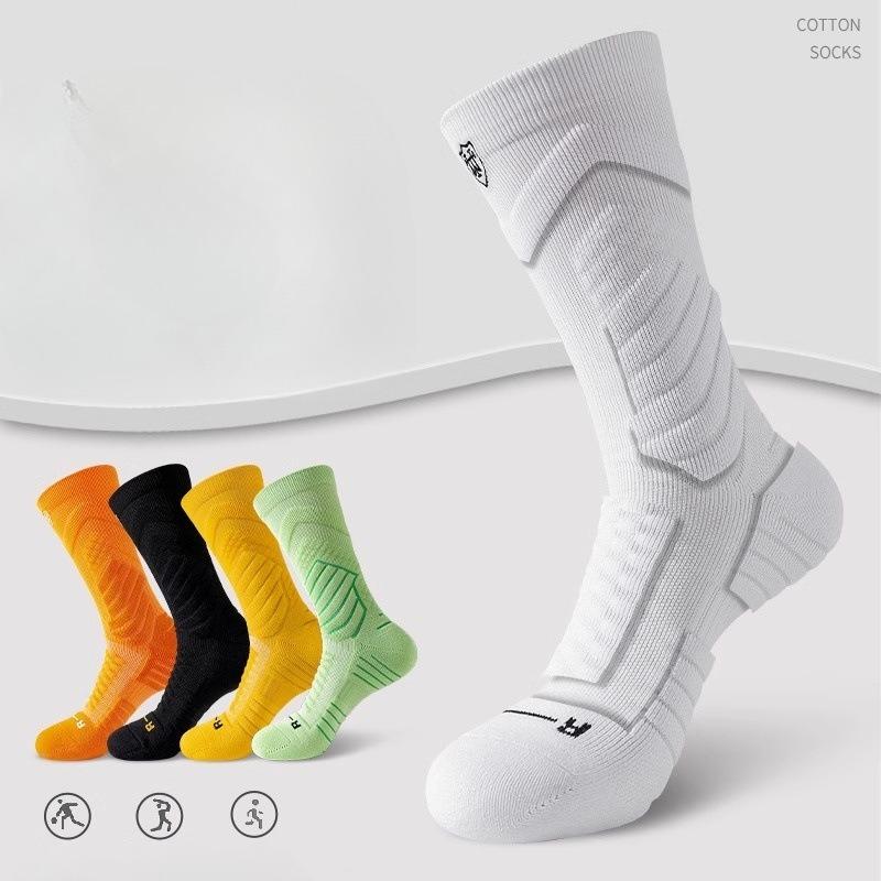 Matador Socks Men's Long, Thickened Basketball Running Mid-calf Anti-slip Towel-bottom High-calf Sports Socks