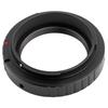 Lens Mount Adapter Aluminum Alloy Lens Adapter Ring for Canon EOS EF DSLR 650D 60D Supports Manual Thread Ring, T2/T-Mount 550D, Focus/Infinity Focus,