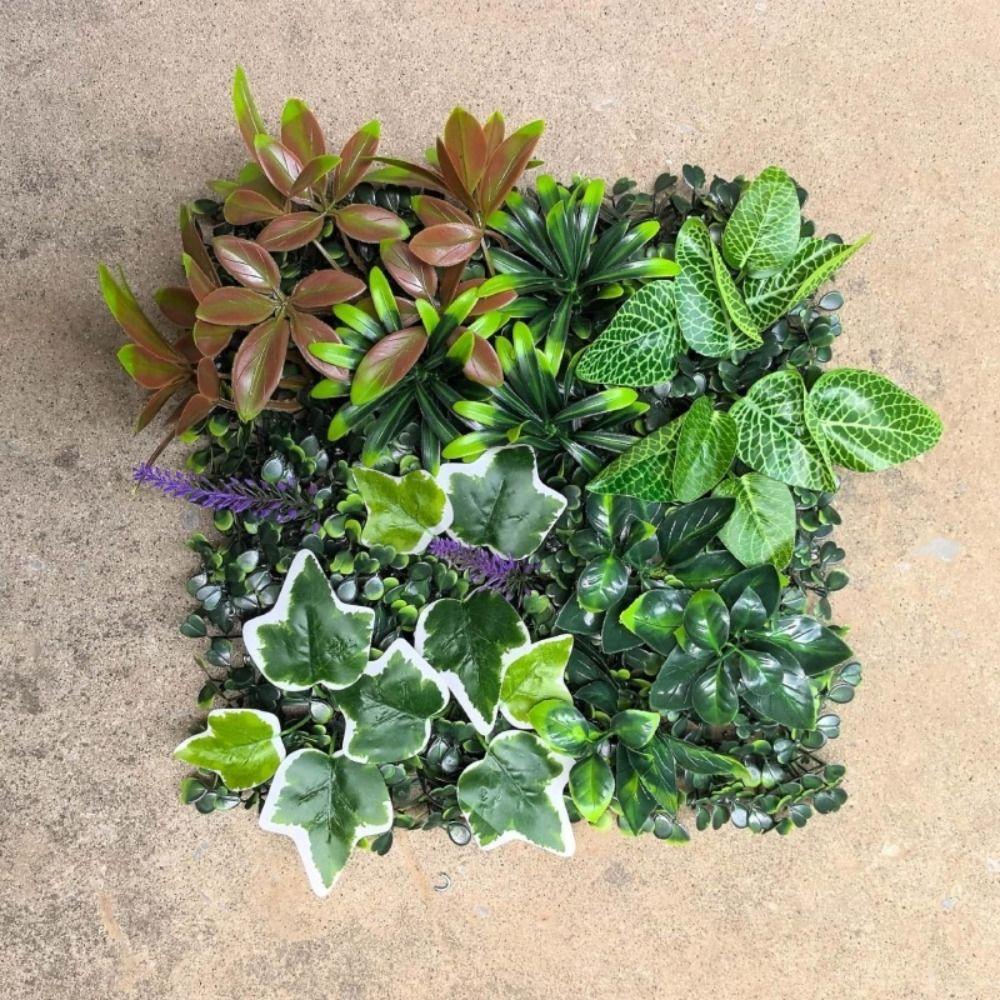 UV Protection Artificial Eucalyptus Carpet DIY Artificial Fern Grass Home Garden Fence