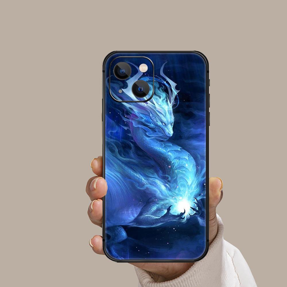 Чехол для телефона с изображением китайского дракона для iPhone Xiaomi Mi Samsung Galaxy Redmi Note AS 11 12 13 14 15 22 23 24 5G Pro Plus Max Fe Ultra