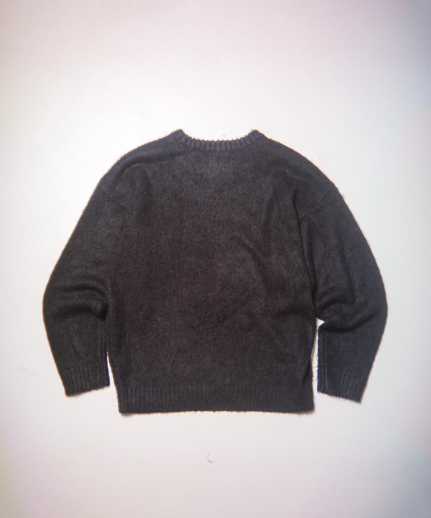 TOWTOW ARCHIVE Cozy Fuzzy Sweater Black
