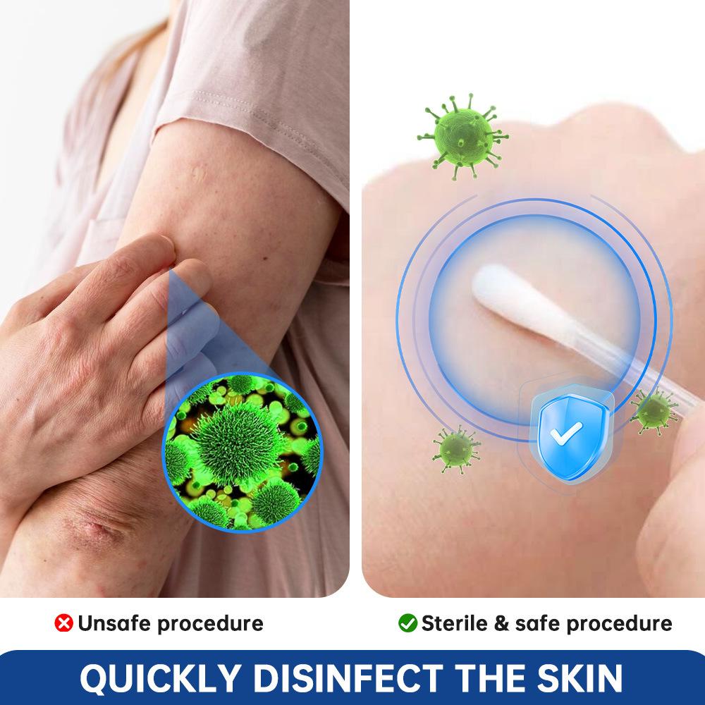 Sumifun 50/100 Pcs Alcohol Swab Disposable Home Disinfectant Skin Cleaning Wound Deal Travel Essential Swab