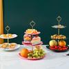 JianTe European Style 3-Tier Rotatable Dessert Fruit Plate