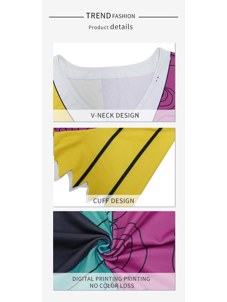 Nightmare Before Christmas Sally Cosplay Dress - Dark Halloween Costume for Women