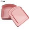 Portable Silicone Food Container Lunch Box Snack Sandwich Toast Box Bento Box