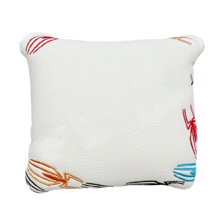 Чехол для головки клюшки для гольфа Магнитная застежка Водонепроницаемый Кожаная текстура Квадратные Паттеры-молотки Магнитная пятка Рукоятка Чехол для клюшки-паттера