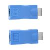 A  Pair of 1080P Support 4K HD Male to RJ45 Female Extender Signal Adapter for Cat-5e/6 for DVD