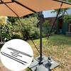 Weatherproof Umbrella Windproof Band Quick Installation Fixed Strap  Commercial