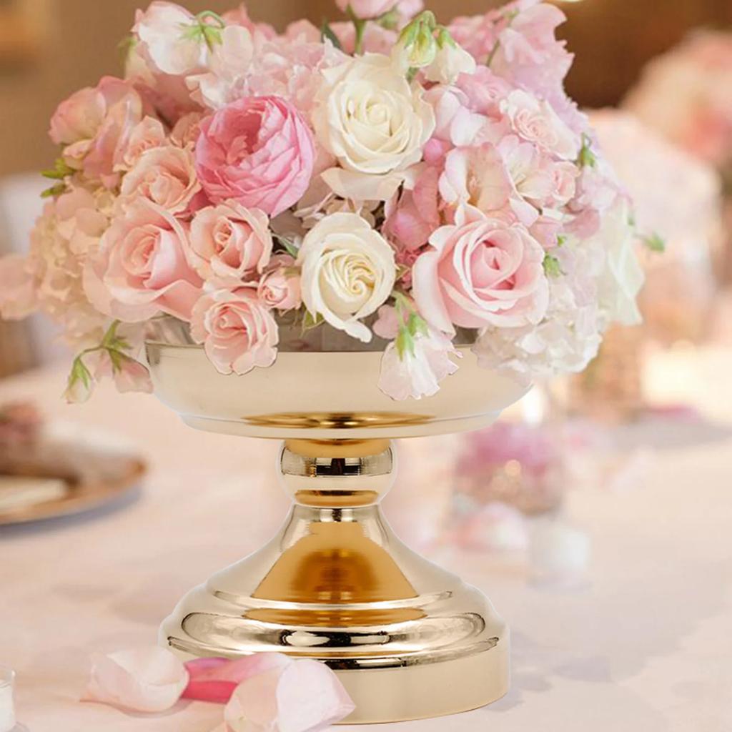 Горячая Свадебная Центральная Композиция Ваза для Цветов Металлическая Элегантная Подставка для Цветов для Церемонии Свадебная Композиция Вечеринка Настольная Внутренняя Наружная