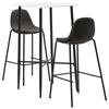 VidaXL 3-Piece Bar Set Bistro Furniture Counter Furniture Table and Chairs Pub Restaurant Kitchen Garden 3050006