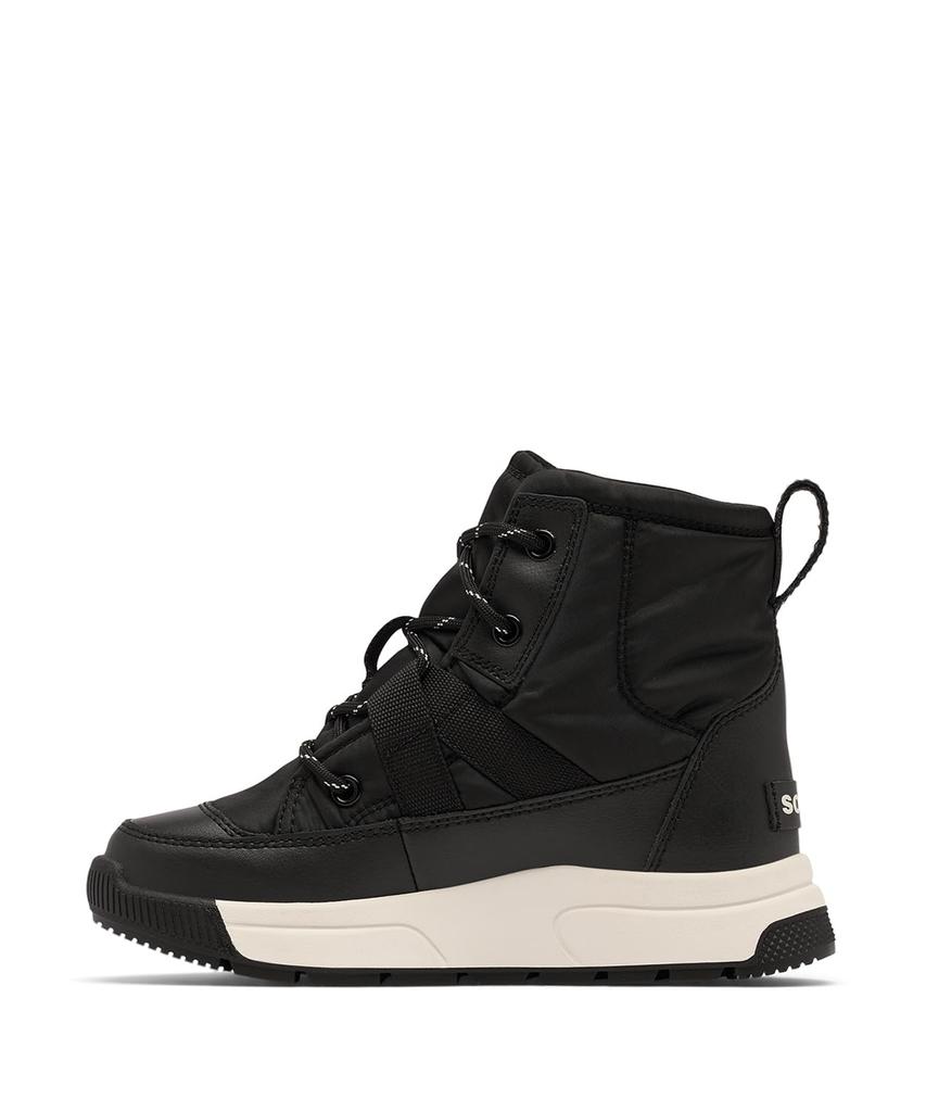 Sorel Whitney 3 Mid Водонепроницаемые Размер Морская соль Детские ботинки, 23.0см, Черный,