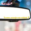 2Pcs Waterproof Car Mirror Stickers Te Amo Maneja Con Cuidado No Residue Decals for Car DIY Accessories