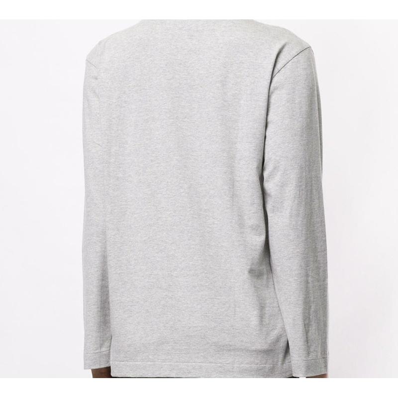 Comme des Garçons PLAY COMME des GARCONS PLAY Лонгслив с сердцем сбоку 'Серый' Мужской AZ-T268-051