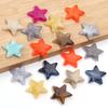 50pcs/lot 21mm Dual Color Acrylic Star Beads Loose Spacer Pentagram Beads For DIY Bracelet Phone Chain Jewelry Decor Accessories