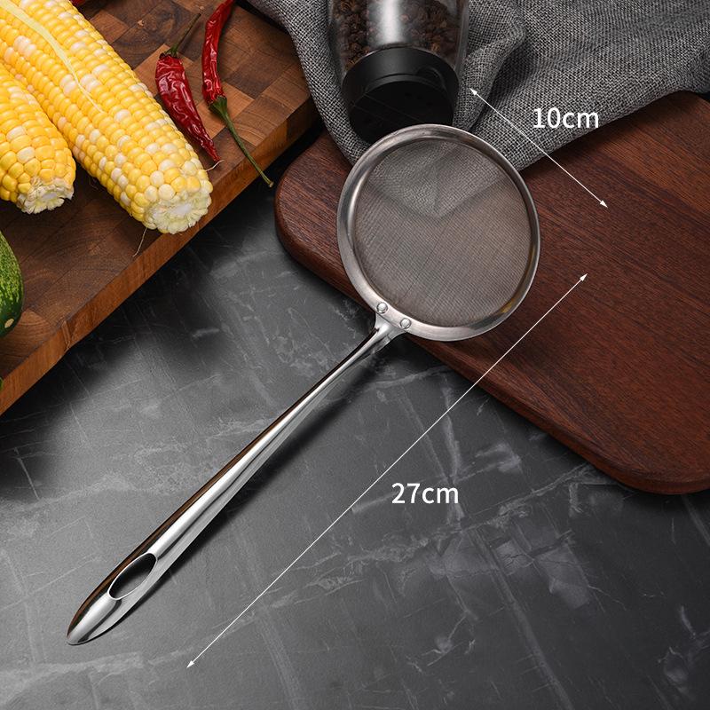 Многофункциональный фильтр-ложка кухонный дуршлаг из нержавеющей стали с мелкой сеткой проволочный скиммер для масла сито сетка для жареной пищи кухонные принадлежности