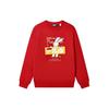 Fila CNY X Кролик Буэр Свитшоты Унисекс Красный Круглый Вырез Средняя Обычная Посадка F11U319202F-RD