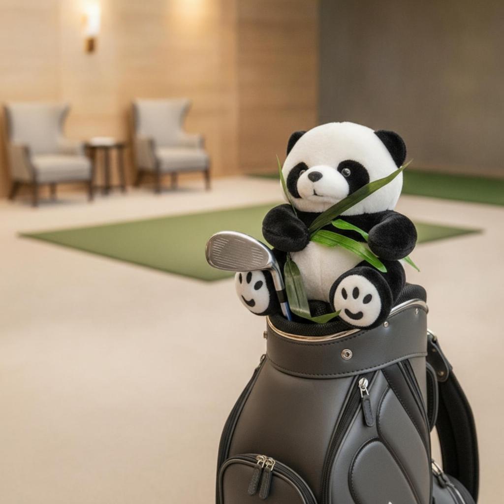 Cute Panda Golf Headcover Long-Lasting Luxurious with